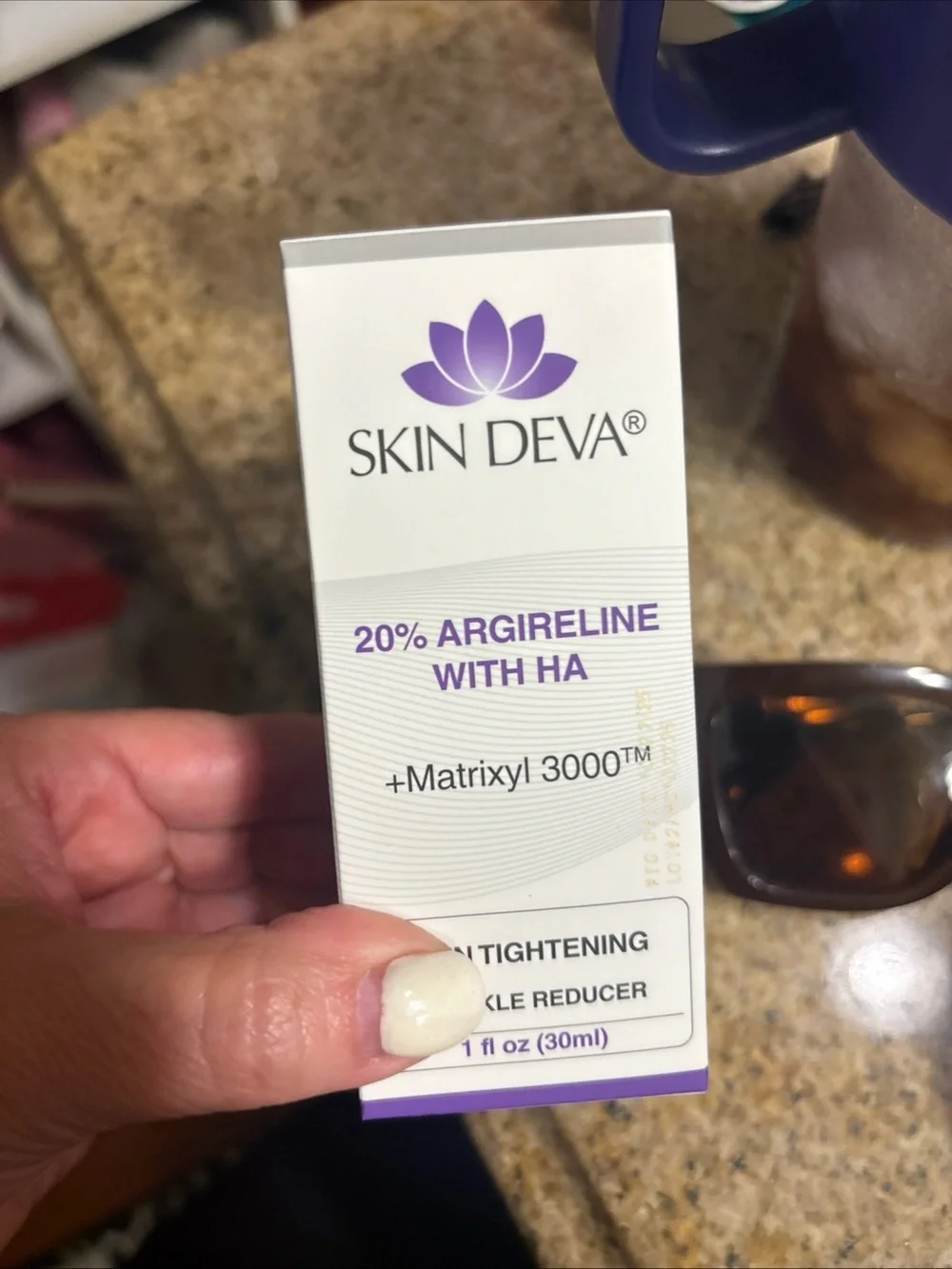 20% Argireline with HA Serum – White & Purple Skin Deva 20% Argireline Serum Mat
